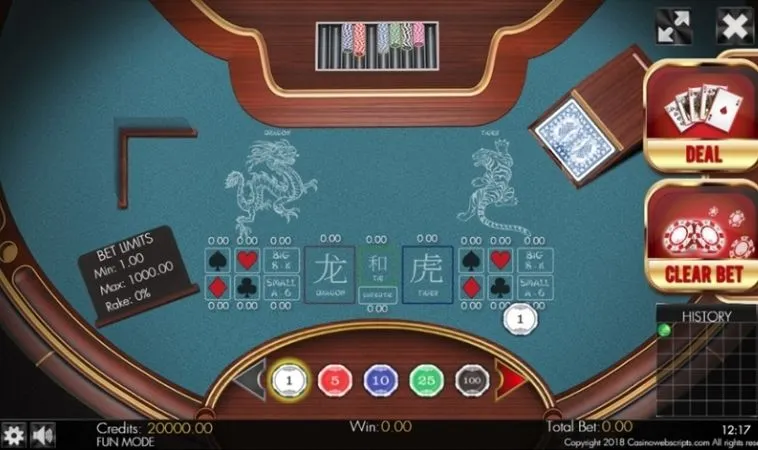Luật chơi Dragon Tiger Tại Nhà Cái BET168VN